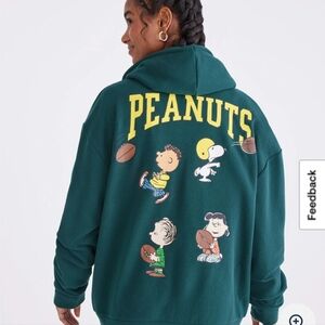 Aeropostale Football friends Peanuts Hoodie